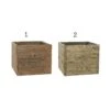 Woodlodge 37cm Heritage Oak Square Planter -Plantern Pot Sales 5021346487725 e4d4294e 9a27 47cc 9330 f4be3ee10d2e