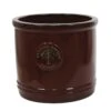 Woodlodge 30cm Glazed Red Heritage Cylinder Pot -Plantern Pot Sales 5021346501629