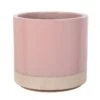 Woodlodge 38cm Pastel Pink Glazed Pot 2 Woodlodge 38cm Pastel Pink Glazed Pot -Plantern Pot Sales 5021346501872