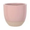 Woodlodge 26cm Pastel Pink Glazed Egg Pot -Plantern Pot Sales 5021346502015