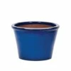 APTA 31cm Blue Saigon Glazed Bowl Planter -Plantern Pot Sales 5022413588246