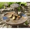 Smart Solar 84cm Duck Family Solar Water Feature -Plantern Pot Sales 5050642000543