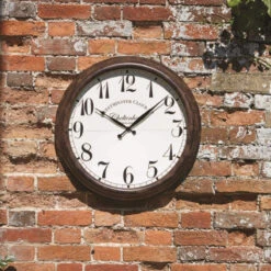 Outside In 23" Cheltenham Wall Clock -Plantern Pot Sales 5050642006286 2
