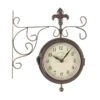 Outside In 5.5" York Double-Sided Station Clock & Thermometer -Plantern Pot Sales 5050642006293