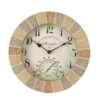 Outside In 10" Stonegate Wall Clock & Thermometer -Plantern Pot Sales 5050642006446