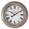 Outside In 12" Grey Biarritz Clock 1 Outside In 12" Grey Biarritz Clock -Plantern Pot Sales 5050642016926