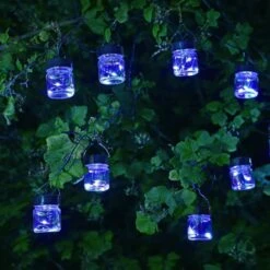 Smart Solar 10 Firefly LED Opal Jar String Lights 8 Smart Solar 10 Firefly LED Opal Jar String Lights -Plantern Pot Sales 5050642067638 3
