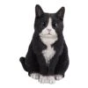 Vivid Arts 30cm Black & White Sitting Cat - XRL-SC35-B -Plantern Pot Sales 5055195020215