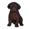 Vivid Arts 17cm Chocolate Labrador Puppy Pet Pals -Plantern Pot Sales 5055195023773