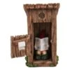 Vivid Arts 20cm Gnaughty Gnome In Outhouse -Plantern Pot Sales 5055195035370