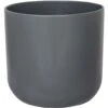 Ivyline 24cm Charcoal Lisbon Planter 1 Ivyline 24cm Charcoal Lisbon Planter -Plantern Pot Sales 5055352842278