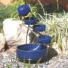 Bermuda 52cm The Ocean Cascade Solar Powered Water Feature -Plantern Pot Sales 5060512213133