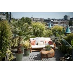 Elho 25cm Leaf Green Greenville Round Planter -Plantern Pot Sales 8711904332433 5