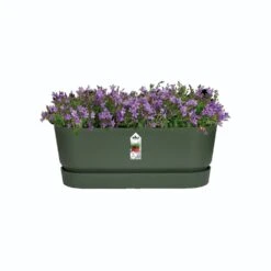 Elho 70cm Living Concrete Greenville Trough Long -Plantern Pot Sales 8711904357764 3